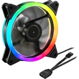 Sharkoon SHARK Blades RGB Fan, Gehäuselüfter schwarz, 120 mm