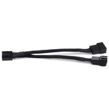 SilverStone SST-CPF01, Y-Kabel schwarz, 10 cm