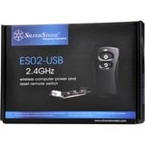 SilverStone SST-ES02-USB, Fernbedienung schwarz