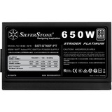 SilverStone SST-ST65F-PT v1.1, PC-Netzteil schwarz, 4x PCIe, Kabel-Management, 650 Watt