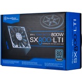SilverStone SST-SX800-LTI v1.2, PC-Netzteil schwarz, 4x PCIe, Kabel-Management, 800 Watt