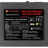 Thermaltake Berlin 630W, PC-Netzteil schwarz, 2x PCIe, 630 Watt, Retail