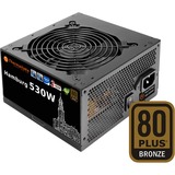 Thermaltake Hamburg 530W, PC-Netzteil schwarz, 2x PCIe, 530 Watt, Retail