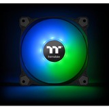 Thermaltake Pure Plus 12 RGB Radiator Fan TT Premium Edition, Gehäuselüfter schwarz, 3er Set, 1x Controller
