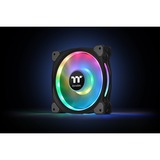 Thermaltake Riing Duo 14 RGB Radiator Fan 3 Pack, Gehäuselüfter schwarz, 3er Set, 1x Controller