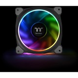 Thermaltake Riing Plus 14 LED RGB Radiator Fan TT Premium, Gehäuselüfter schwarz, 3er Set, 1x Controller