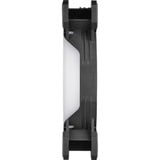 Thermaltake Riing Quad 12 RGB Radiator Fan TT Premium Edition 3 Pack, Gehäuselüfter schwarz, 3er Set, 1x Controller, 120 mm