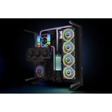 Thermaltake Riing Quad 12 RGB Radiator Fan TT Premium Edition 3 Pack, Gehäuselüfter weiß, 3er Set, 1x Controller, 120 mm