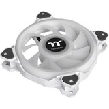 Thermaltake Riing Quad 12 RGB Radiator Fan TT Premium Edition 3 Pack, Gehäuselüfter weiß, 3er Set, 1x Controller, 120 mm