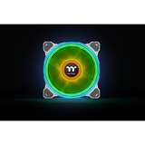 Thermaltake Riing Quad 12 RGB Radiator Fan TT Premium Edition 3 Pack, Gehäuselüfter weiß, 3er Set, 1x Controller, 120 mm