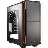 be quiet! SILENT BASE 600 Window Orange, Tower-Gehäuse schwarz/orange, Window-Kit