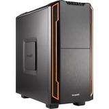 be quiet! SILENT BASE 600, Tower-Gehäuse schwarz/orange
