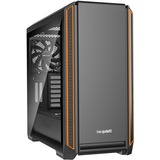 be quiet! SILENT BASE 601 Window Orange, Tower-Gehäuse schwarz/orange, Tempered Glass