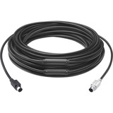 Logitech GROUP Verlängerungskabel, 15 Meter schwarz
