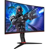 AOC C27G2ZE/BK, Gaming-Monitor 69 cm(27 Zoll), schwarz/rot, FullHD, Curved, HDMI, DisplayPort, 240Hz Panel