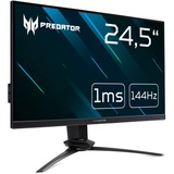 Acer Predator XB253QGP, Gaming-Monitor 62.2 cm(24.5 Zoll), schwarz, FullHD, IPS, G-Sync kompatibel, 144Hz Panel