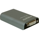 DeLOCK USB 2.0 Adapter, Mini-USB Buchse > DVI / VGA / HDMI Buchse schwarz