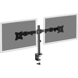 Digitus Universal Dual Monitor Ständer, Monitorhalterung schwarz, Klemmvorrichtung