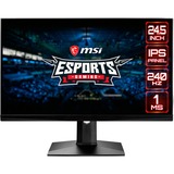 MSI MAG251RX-003, Gaming-Monitor 62.2 cm(24.5 Zoll), schwarz, Adaptive-Sync, HDR, 240Hz Panel