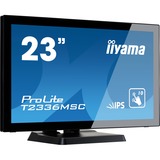iiyama ProLite T2336MSC-B2, LED-Monitor 58.4 cm(23 Zoll), schwarz, HDMI, DVI-D (HDCP), USB 3.0, Sound
