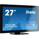 iiyama T2736MSC-B1, LED-Monitor 68.6 cm (27 Zoll), schwarz, FullHD, VA, HDMI, DisplayPort, VGA