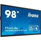 iiyama TE9803MIS-B1AG, Public Display schwarz, UltraHD/4K, Touchscreen, Android