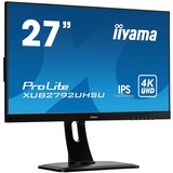 iiyama XUB2792UHSU-B1, Gaming-Monitor 68.4 cm(27 Zoll), schwarz, UltraHD/4K, IPS, Lautsprecher, HDMI