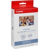 Canon Druckpatrone + Papier KC-36IP, Fotopapier 54x86mm (bis zu 36 Drucke)