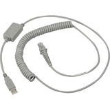 Datalogic USB Spiralkabel CAB-412 grau, für Barcodescanner