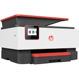 HP OfficeJet Pro 9016, Multifunktionsdrucker grau/rot, USB, LAN, WLAN, Scan, Kopie, Fax