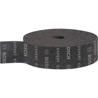 Bosch Expert Vliesrolle N880 Medium S, 100mmx10m, Schleifblatt schwarz, 10 Meter Rolle, zum Handschleifen