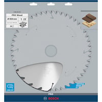 Bosch Professional PRO Construct Wood Kreissägeblatt, Ø 350mm, 24Z Bohrung 30mm, für Tischkreissägen