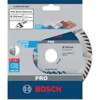 Bosch Professional PRO Multi Material Diamant-Trennscheibe, Ø 150mm Bohrung 22,23mm