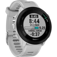 Garmin Forerunner 55, Smartwatch hellgrau/schwarz, 42 mm, Silikon-Armband