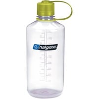 Nalgene Trinkflasche "Narrow Mouth Sustain" 1 Liter, 32oz transparent, Enghalsflasche