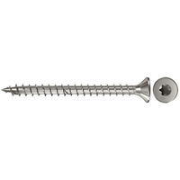 fischer Spanplattenschraube PowerFast 3,5x30 Senkkopf TX 200 Stück, mit Vollgewinde, Edelstahl A4