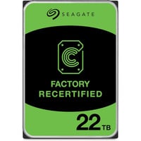Seagate Exos 22 TB Generalüberholt, Festplatte SATA 6 Gb/s, 3,5"