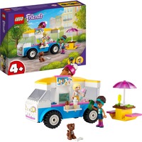 LEGO 41715 Friends Eiswagen, Konstruktionsspielzeug Mit Fahrzeug und 2 Friends Mini-Figuren 