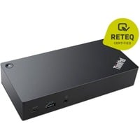 Lenovo ThinkPad USB-C Dock Generalüberholt, Dockingstation schwarz, Displayport, USB, LAN, VGA