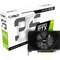 Palit GeForce RTX 3050 StormX, Grafikkarte Lite Hash Rate, 3x DisplayPort, 1x HDMI 2.1