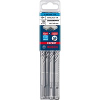 Bosch Professional EXPERT Hammerbohrer SDS-plus-7X, Ø 10mm, 10 Stück Arbeitslänge 100mm