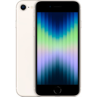 Apple iPhone SE 3. Generation (2022) 128GB Generalüberholt, Handy Polarstern, iOS