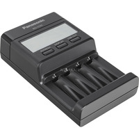 Panasonic Ladegerät eneloop Universal Smart Charger BQ-CC65E schwarz, für 4x AA / AAA