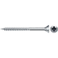 fischer Spanplattenschraube ClassicFast II 5,0x50 Senkkopf PZ 200 Stück, mit Teilgewinde
