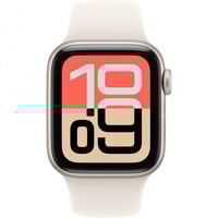 Apple Watch SE 3, Smartwatch silber, Aluminium, 40 mm, Sportarmband polarstern S/M, Cellular