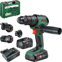 Bosch Heimwerken & Garten Akku-Schlagbohrschrauber AdvancedImpact 18V-80 QuickSnap grün, 2x Li-Ionen Akku 2,0Ah + 4,0Ah, Koffer, POWER FOR ALL ALLIANCE