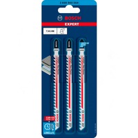 Bosch Professional EXPERT Carbide Stichsägeblatt T 341 HM 'Fiber Plaster' 3 Stück