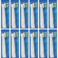 Braun Oral-B Pro CrossAction Aufsteckbürsten 12er weiß, Frustfreie Umverpackung