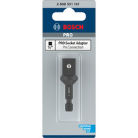 Adapter für Steckschlüssel 1/4'''' Sechskant > 1/2" Vierkant