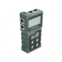 DeLOCK LCD Kabeltester RJ45 / PoE / DC grau